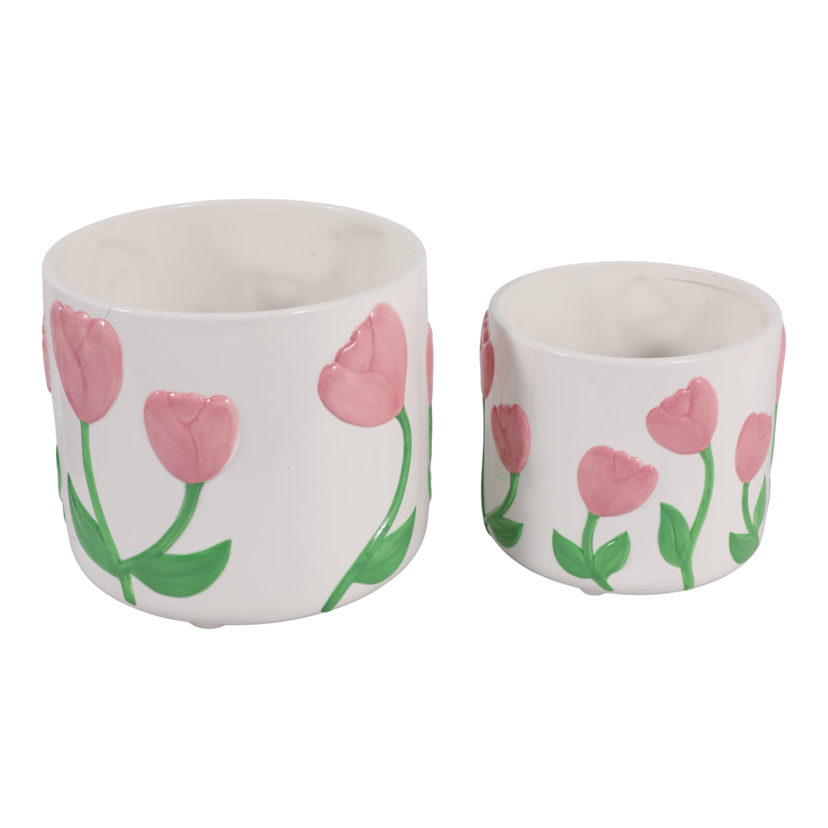 Gartondale Pink/Green Planters (Set of 2)