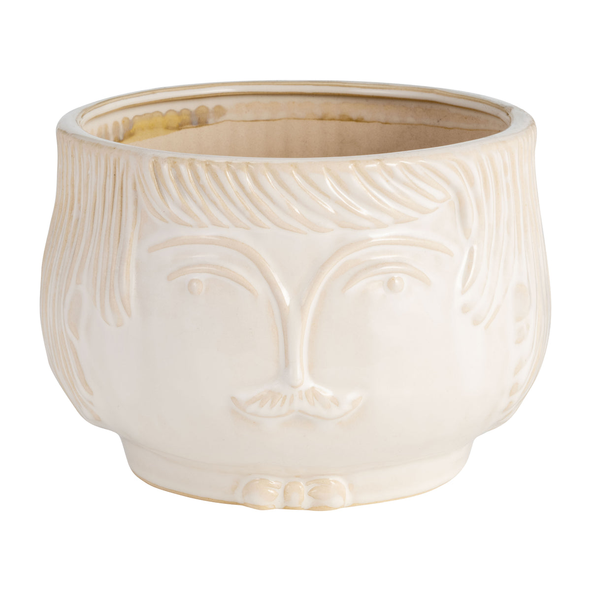 Rossmoor White Grandpa Planter