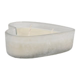 Halfordholm White/Clear Jasmine Candle