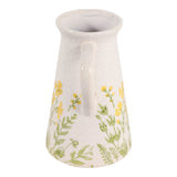 Linnie Ivory/Green Flower Field Pitcher