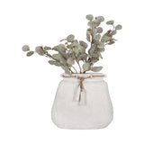 Gerber White Ecomix Vase with Jute Detail