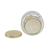 Dashholm Blue/Gold Verbena Bead Luster Lidded Candle