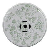 Peytonwell Green/White Garden Stool