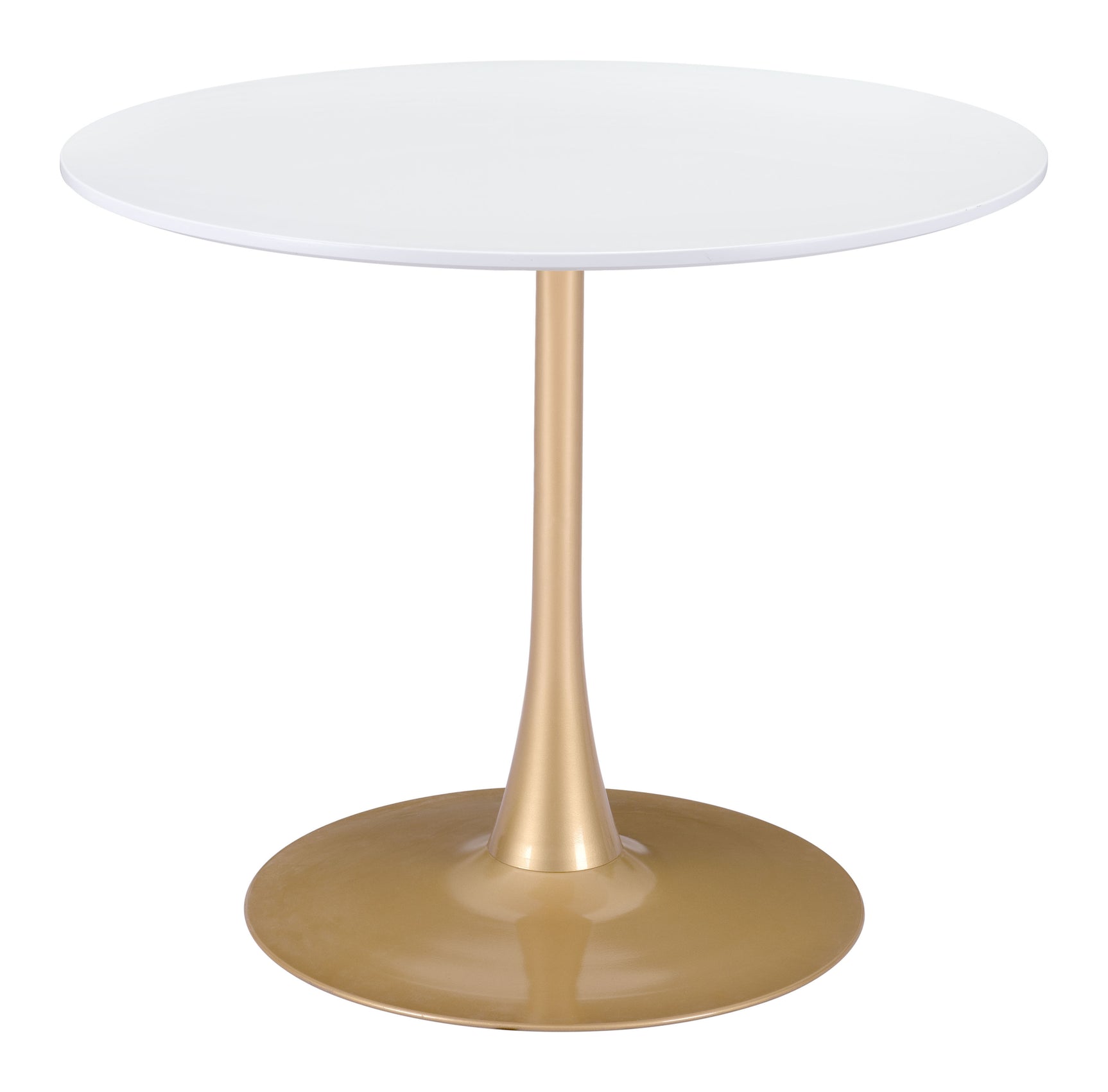 Opus White & Gold Dining Table