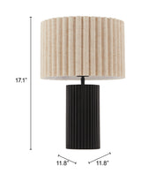 Aurora Beige & Black Table Lamp