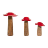 Cedar Stock Red Wood Toadstool Mushroom
