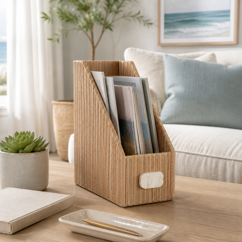 Woodsonbeach Tan/Ivory File Organizer