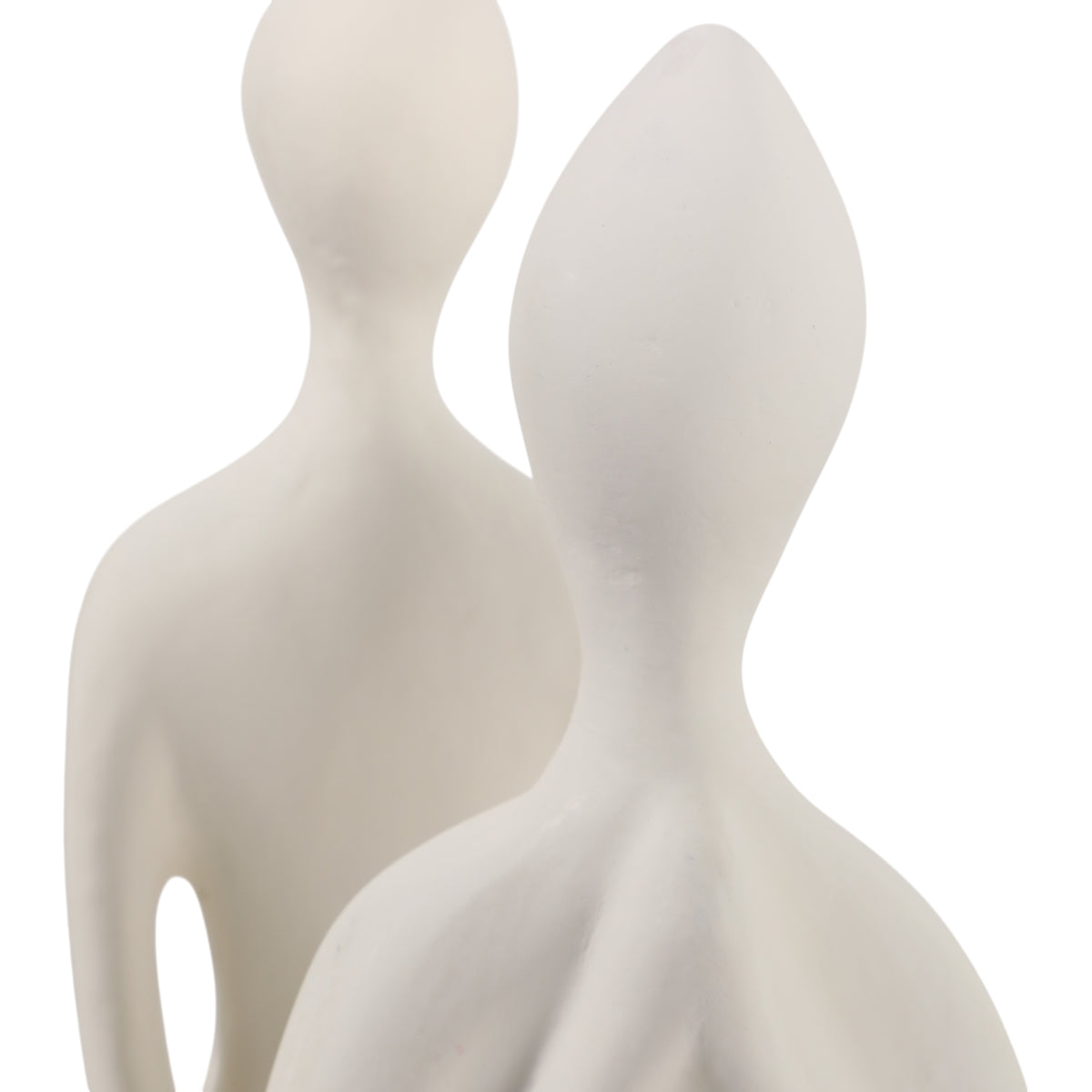 Kayandee White Paper Mache Yoga Ladies (Set of 2)