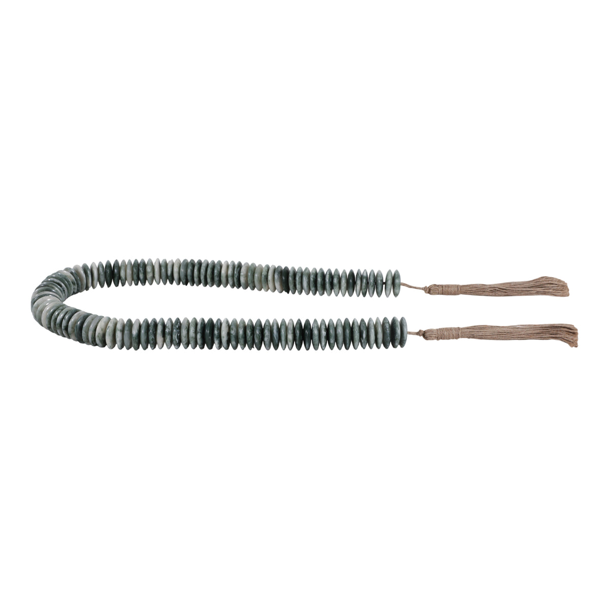 Natividad Blue/Green Flat Bead Garland