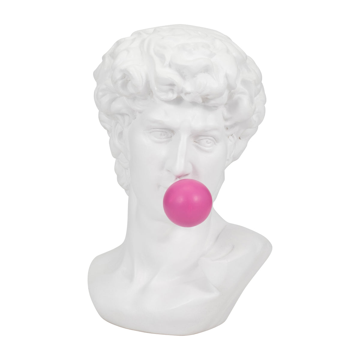 Clair White Resin Greek God Head