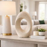 Alemandra Champagne Scratched Hollow Accent