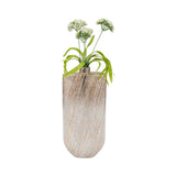 Mayfair Multicolor Large Glass Striped Stained Vase