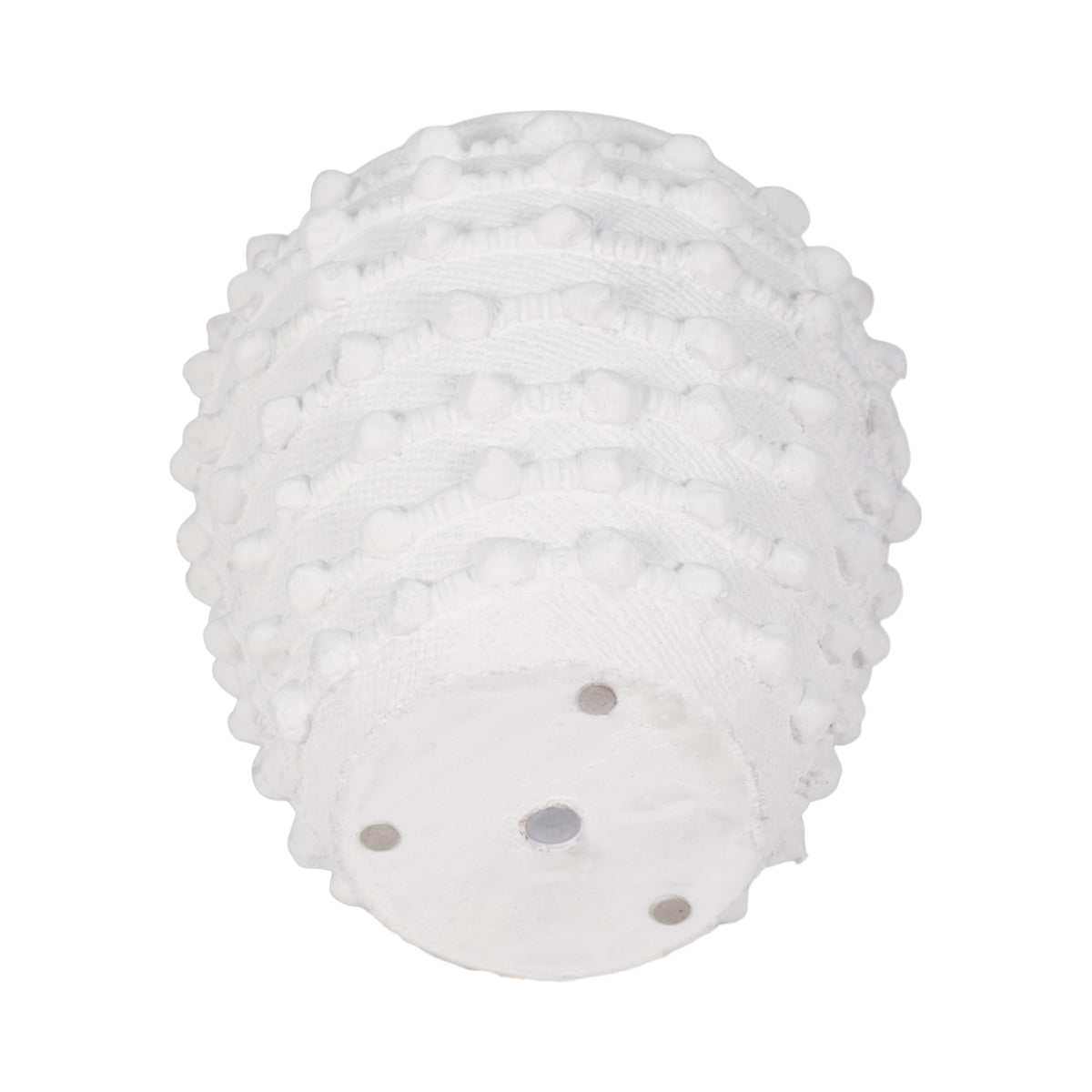 Merlin White Woven Knot Planter