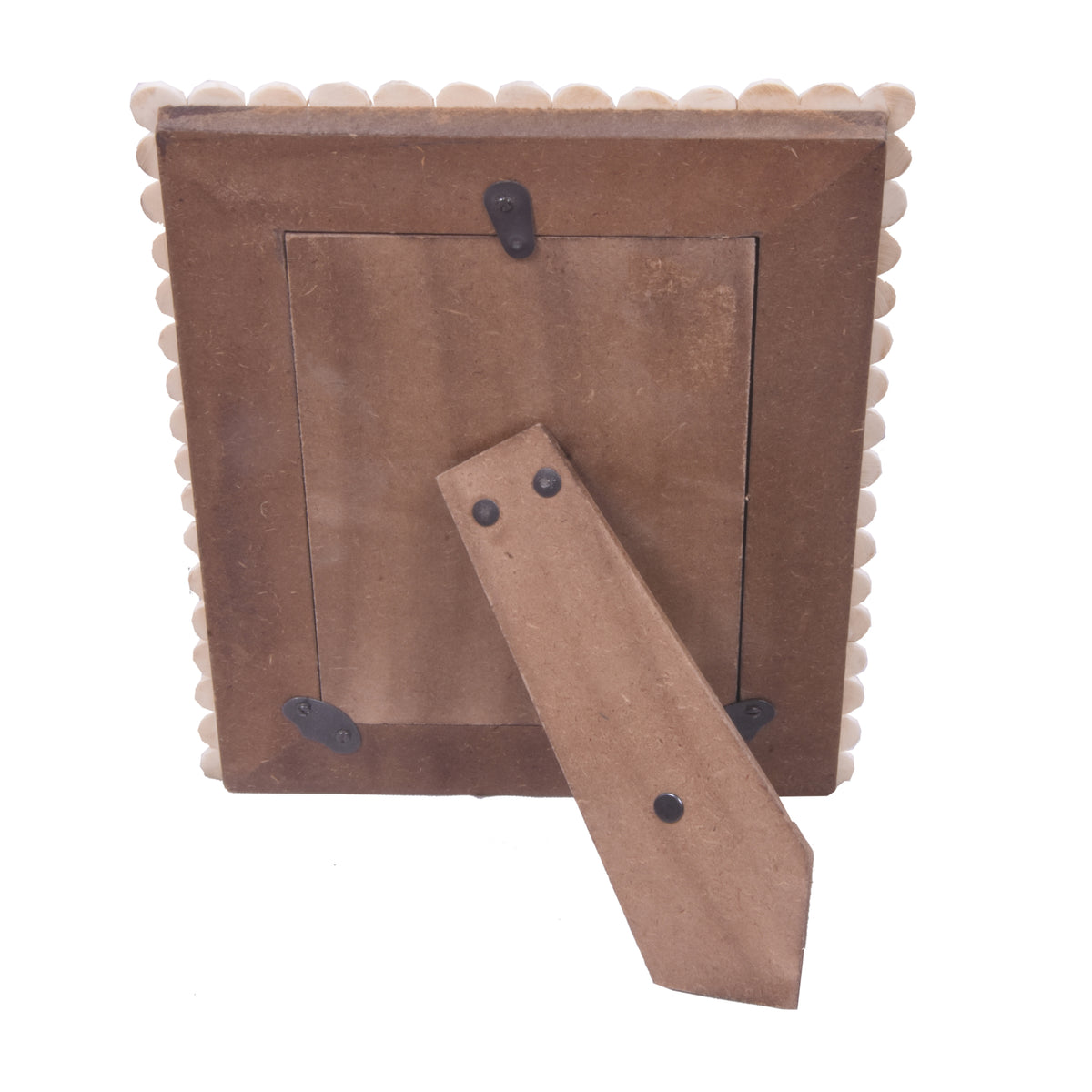 Rosewood Ivory Small Scallop Edge Frame