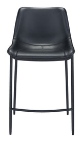 Magnus Black Barstool (Set of 2)