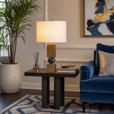 Alecley Blue/Ivory/Gold Lamp