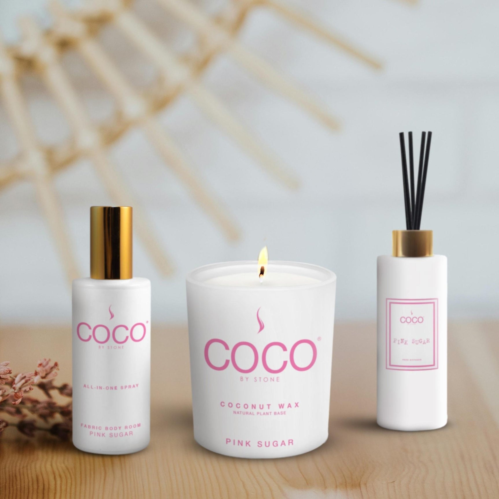 5oz Pink Sugar Reed Diffuser - Ornate Home