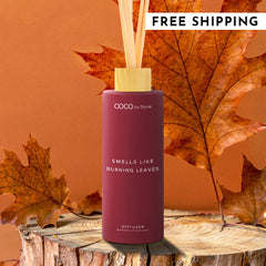 5oz Smells Like Burning Leaves Reed Diffuser - Ornate Home