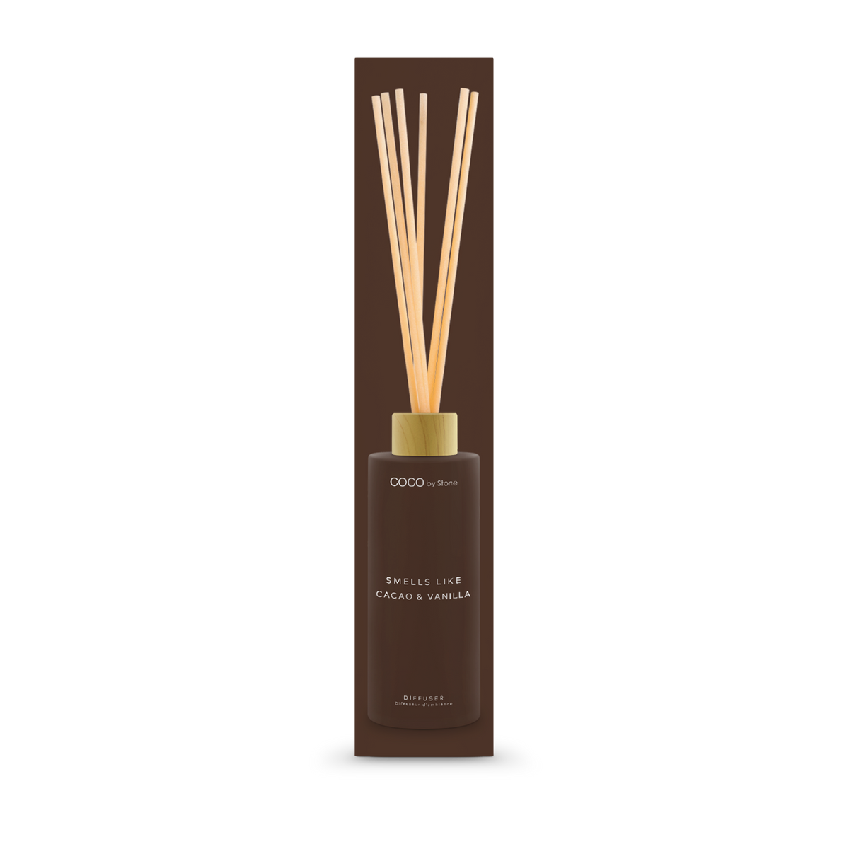 5oz Smells Like Cacao & Vanilla Reed Diffuser - Ornate Home