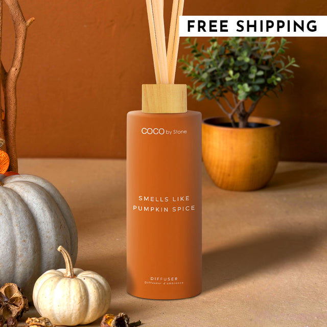 5oz Smells Like Pumpkin Spice Reed Diffuser - Ornate Home