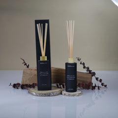 5oz Smells Like Talc Leather & Tobacco Reed Diffuser - Ornate Home