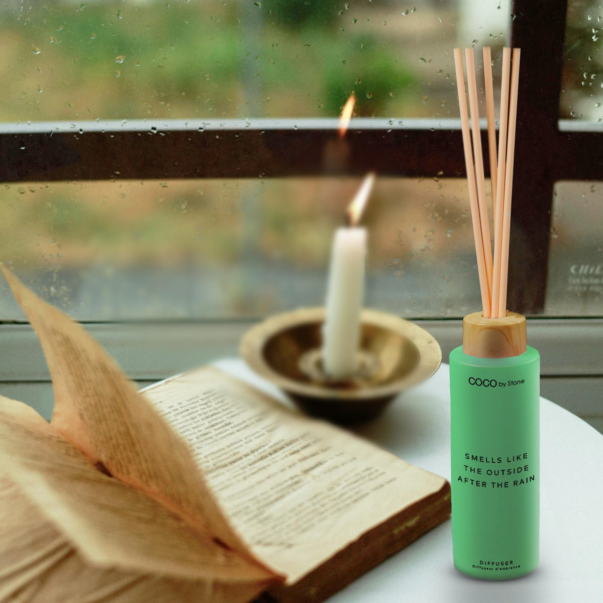 5oz Smells Like The Outside After The Rain Reed Diffuser - Ornate Home