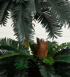 6' & 4' Sago Palm Double Potted Silk Tree - Ornate Home