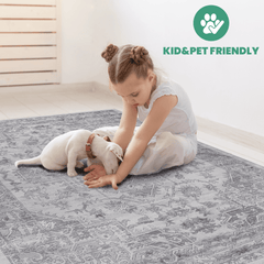 Marfi Non-Shedding Indoor Area Rug 5' x 7' - Ornate Home