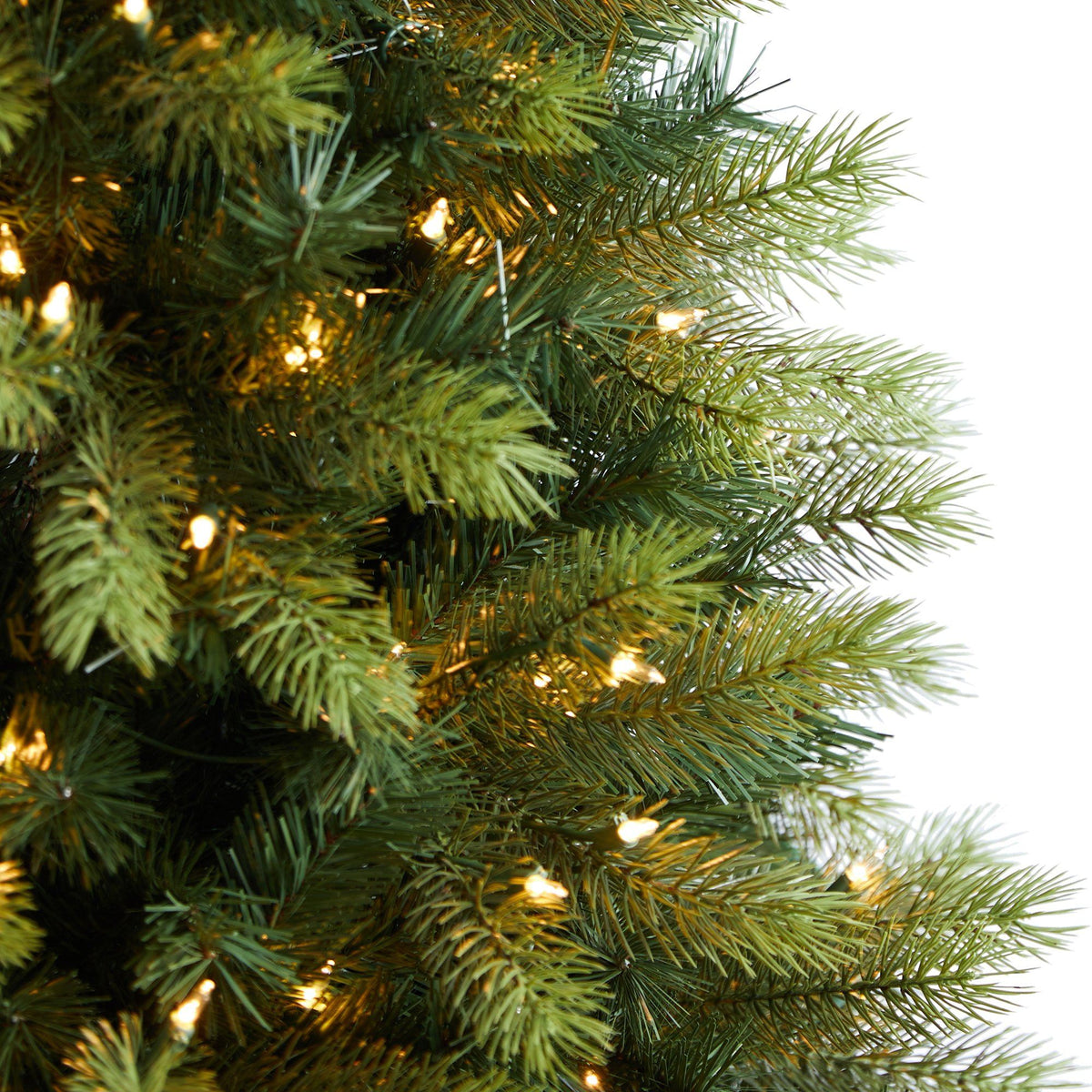 6' Aspen Mountain Fir Christmas Tree with 350 Clear LED Lights and 1110 Bendable Branches