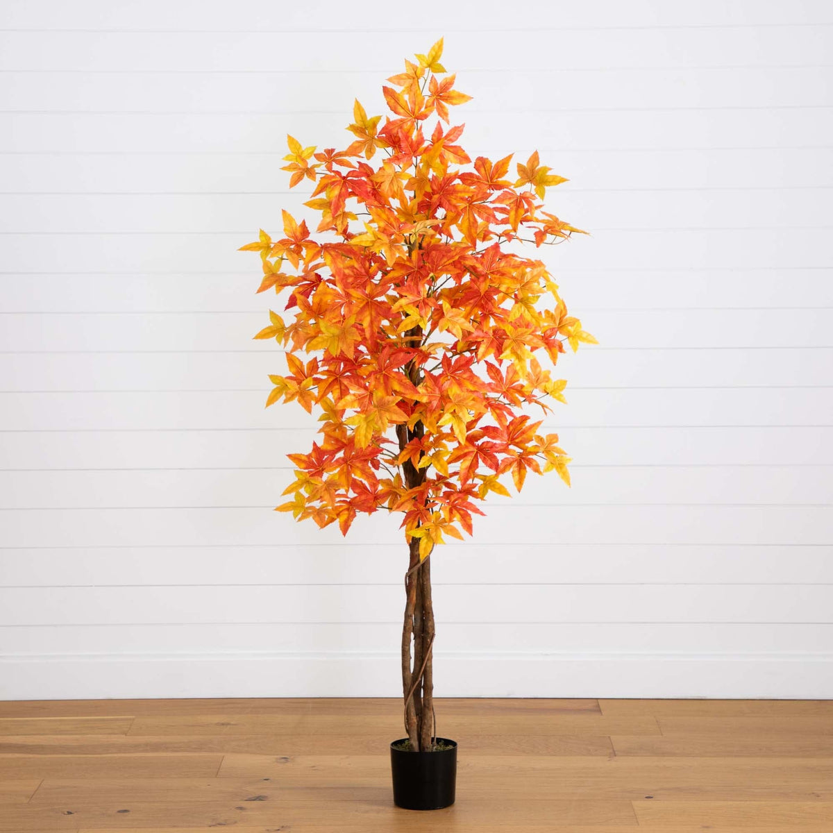 6’ Autumn Deluxe Maple Artificial Fall Tree