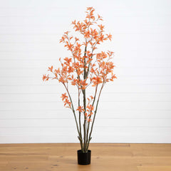 6’ Autumn Pieris Artificial Fall Tree - Ornate Home