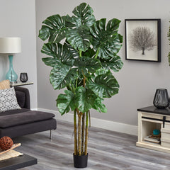 6’ Monstera Tree Artificial - Ornate Home