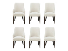 6-Piece Beever Dining Chair and Arm Chair in Cream - Ornate Home