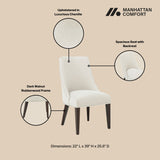 6-Piece Beever Dining Chair and Arm Chair in Cream - Ornate Home