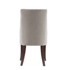 6-Piece Connie Dining Chair and Arm Chair in Light Grey - Ornate Home