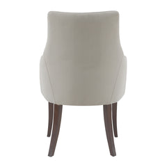 6-Piece Connie Dining Chair and Arm Chair in Light Grey - Ornate Home