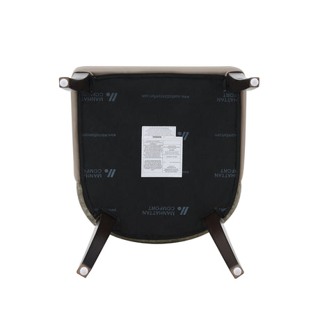 6-Piece Connie Dining Chair and Arm Chair in Taupe - Ornate Home