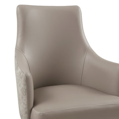 6-Piece Connie Dining Chair and Arm Chair in Taupe - Ornate Home