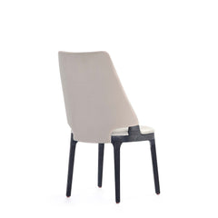 6-Piece Kara Dining Side and Arm Chairs in Light Grey - Ornate Home