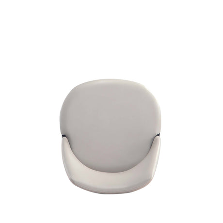 6-Piece Kara Dining Side and Arm Chairs in Light Grey - Ornate Home