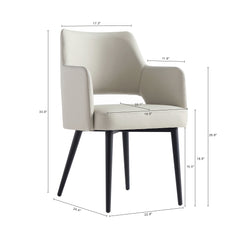 6-Piece Tremont Dining Chair in Stone - Ornate Home