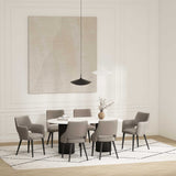 6-Piece Tremont Dining Chair in Taupe - Ornate Home