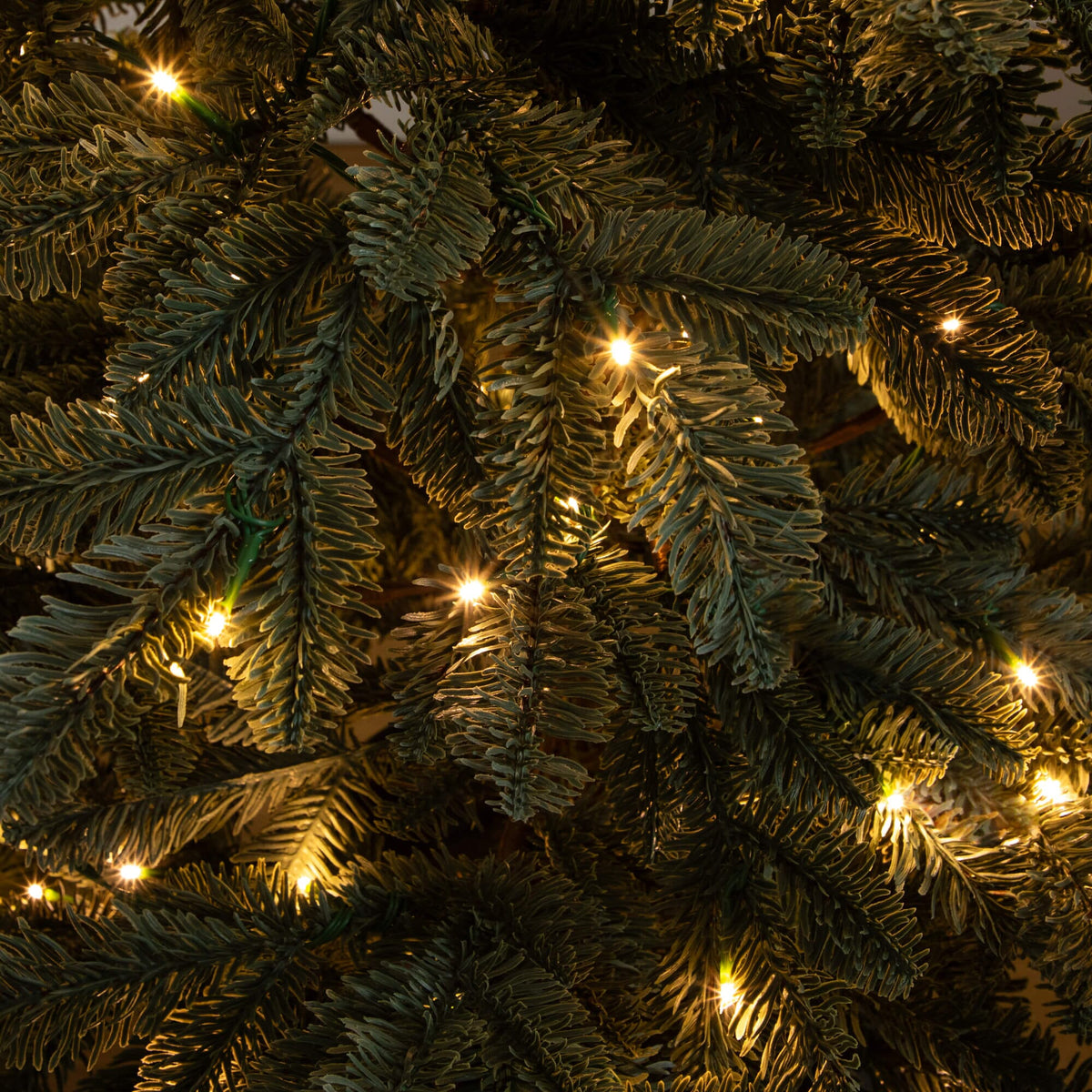 6' Pre-Lit Artificial Pine Christmas Tree in Round Black Decorative Planter with 60 Warm White LED Lights