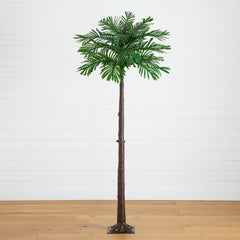 6’ UV Resistant Lighted Artificial Palm Tree with 206 Warm White LED Lights (Indoor/Outdoor) - Ornate Home