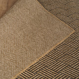 Woolen Natural Easy Jute-Look Rug | Indoor/Outdoor Washable