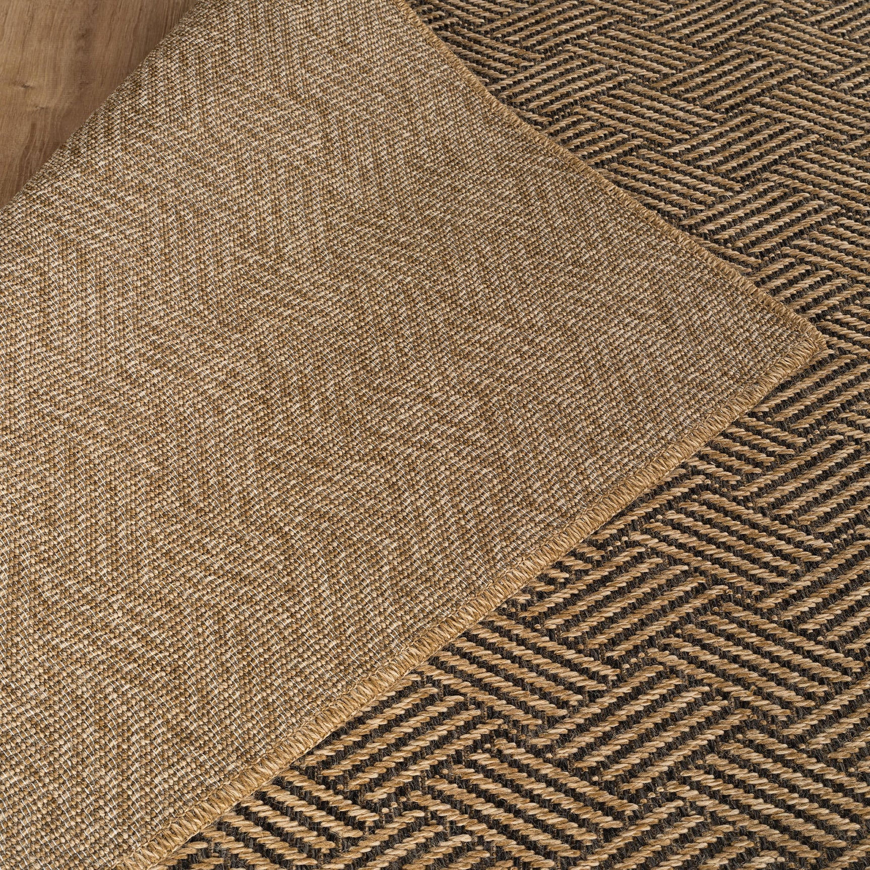 Woolen Natural Easy Jute-Look Rug | Indoor/Outdoor Washable