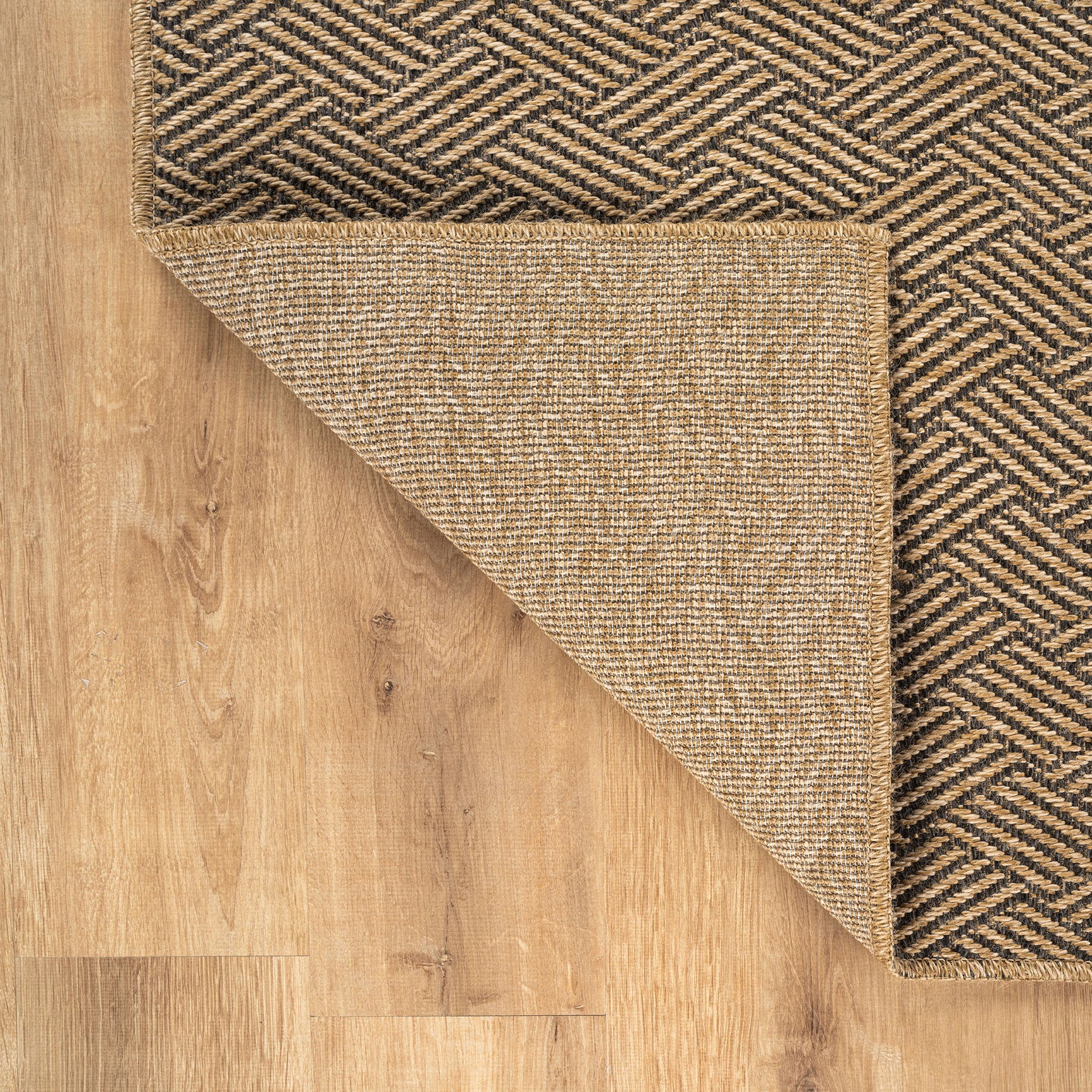 Woolen Natural Easy Jute-Look Rug | Indoor/Outdoor Washable