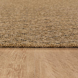 Woolen Natural Easy Jute-Look Rug | Indoor/Outdoor Washable