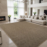 Woolen Natural Easy Jute-Look Rug | Indoor/Outdoor Washable