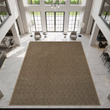 Woolen Natural Easy Jute-Look Rug | Indoor/Outdoor Washable